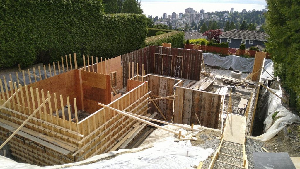 Custom home build in West Vancouver on view property
